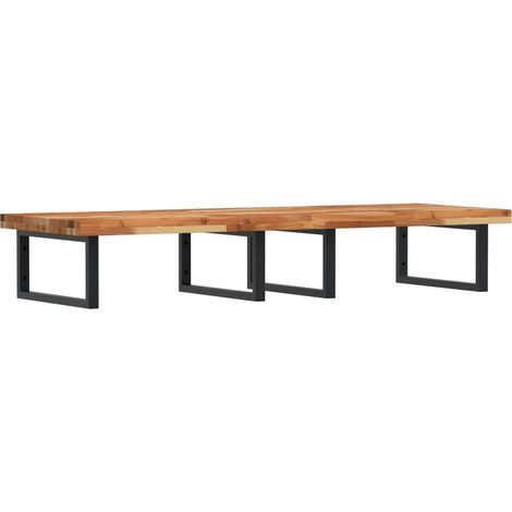 Maison Exclusive - Waschbeckenregal Wandmontage Stahl und Akazien