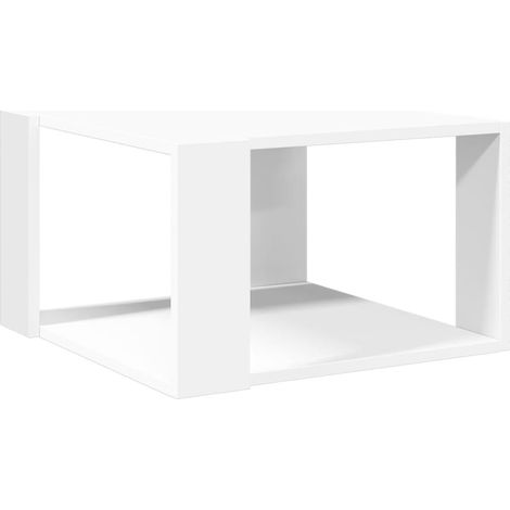 Maison Exclusive - Couchtisch Weiß 51,5 x 51,5 x 30 cm Holzwerkst