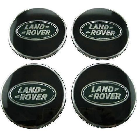 Land Rover Radnabenkappen aus Leichtmetall, schwarz und grün, 63 mm, 4er-Set (1/5)