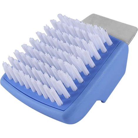 RGE Nettoyant pour barbecue Brosse de nettoyage 2 en 1 Outils de barbecue Nettoyant pour gril de barbecue Accessoire de granules de nettoyage pour camping et pique-nique Bleu (1/5)