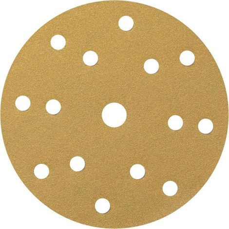 Disque de ponçage - Abrasif - 150mm diamètre - Grain 120 - 100 pièces - Ntools HMF7 (1/5)