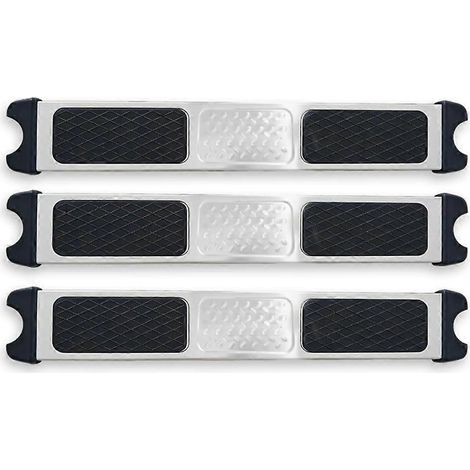 Lot de 3 marches d'échelle de piscine en acier inoxydable de 50 cm (19,7 pouces) avec vis, pour piscines enterrées et hors sol - JBMEDIA (1/4)