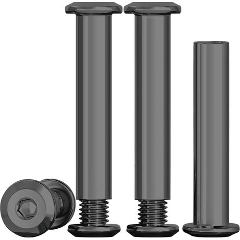 10 Pack M6 x 40mm A2 V2A Stainless Steel Connecting Screws for Furniture Cabinets 10pcs (10pcs Screws, 10pcs Cylinder Nuts) (1/5)