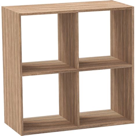 SpaceQub 4-stöckiges Regal 67,5 x 32 x 67,5 cm 7house