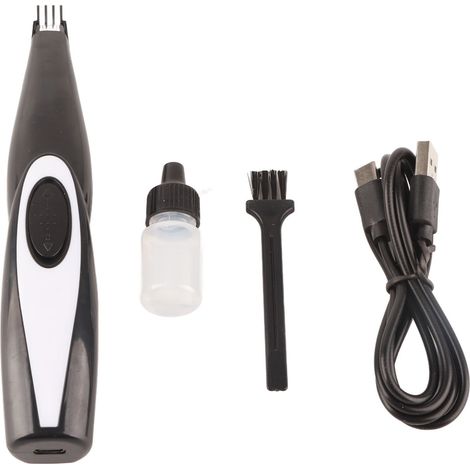 Tondeuse Pour Pattes De Chien - Rechargeable Et Sur Secteur - Lames Sécurisées - Portable Et Lavable - 1 Pièce (1/5)