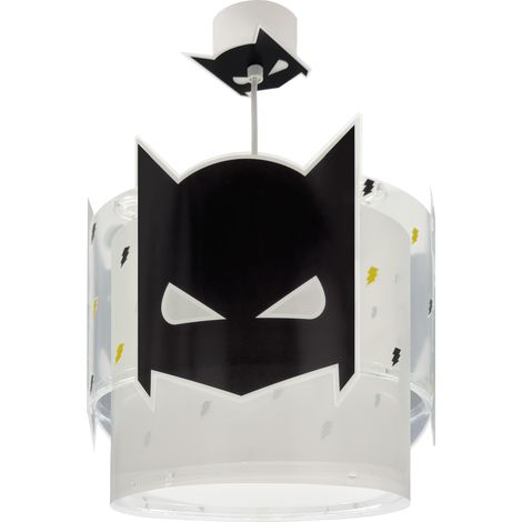 Lustre Chambre Lampe Suspension Plafonnier Pour Enfants, Dark Hero Super-héros, 61802M, E27, Noir (1/5)