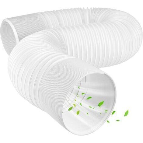 Tuyau D'échappement Climatiseur Mobile 3m Long 150mm Diamètre Acier Polypropylène Pliable Extensible (1/5)