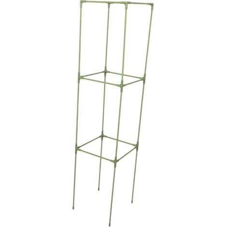 Treillis De Jardin pour Concombres Cadre Plantes Support des Aubergines Treillis Potager Soutien à La Vigne Canne De Soutien De L'usine Rack d'escalade Green (1/5)