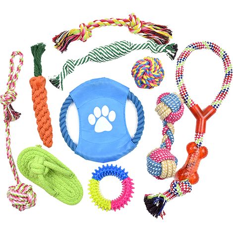 Seilkauspielzeug für Hunde, Beißspielzeug für Welpen, Zerrspielzeug für kleine und mittelgroße Hunde (1/5)