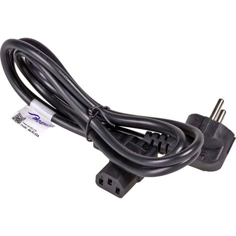 Câble d'alimentation Akyga AK-PC-02A coudé CCA CEE 7/7 / IEC C13 1,5 m