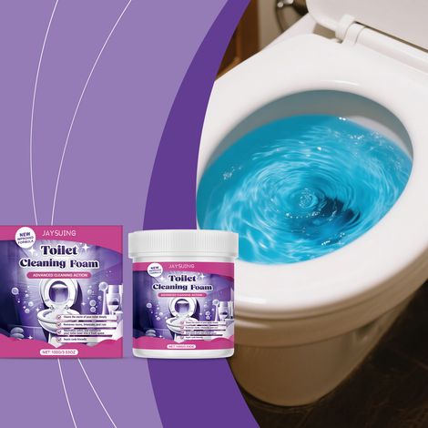 WC-Reinigungspulver für den Hausgebrauch – Entfernt Gerüche und Flecken, hinterlässt einen angenehmen Duft und sorgt für die tägliche Reinigung – 100 g -- DTEKGAZ (1/5)
