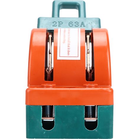 AC220V 2P63A interrupteur-sectionneur bipolaire unidirectionnel pour photovoltaïque, interrupteur domestique de coupure de charge (boîte cadeau) (1/5)