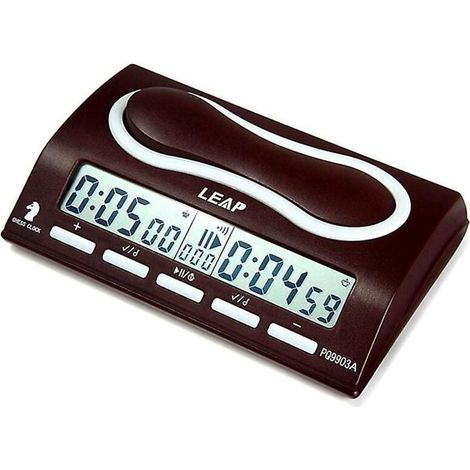 Horloge d'échecs Leap Horloge d'échecs numérique avancée avec 7 modes de réglage de la synchronisation de type 38 Horloge d'échecs (1/3)
