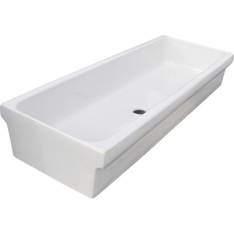 Kanalwaschbecken aus Keramik