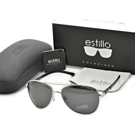 CASCO ALEMÁN DE PIEL NUT, GAFAS CROMADAS (1/5)