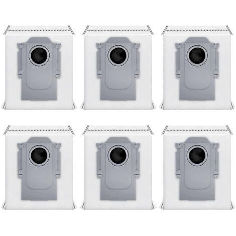 BARKBUSTERS Sacs à poussière de rechange pour aspirateur Roborock Qrevo Curv 2 Flow - Pièces détachées - Sacs à poussière en tissu non tissé (6 pièces) (1/5)