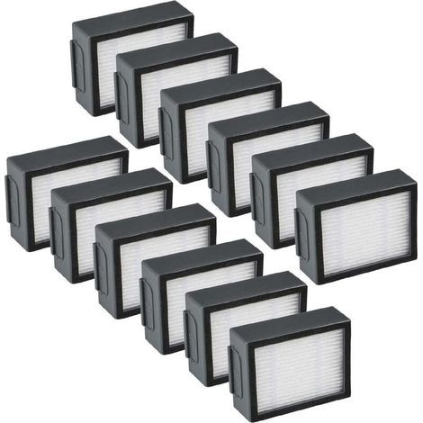 12-Pack Remplacement Filtres - iRobot Roomba i & e i7 e5 e6 + J7 Pièces de Rechange pour Aspirateur Accessoires (1/5)