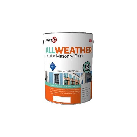 Zinsser All Weather Masonry - Black - 5 Litre