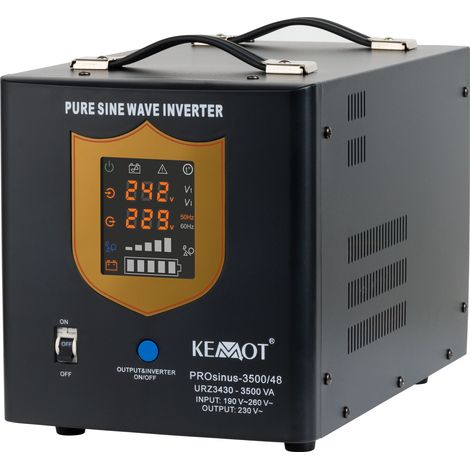 USV-Notstromversorgung KEMOT PROsinus 3500 3500 VA/2400 W 48 V/230 V (1/5)