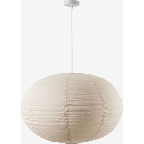 SKLUM Hängende Deckenlampe aus Leinen Elijah  Ø65 cm                                 