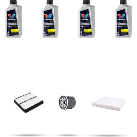 Kit tagliando 3 FILTRI e 4L OLIO compatibile con Mitsubishi Lancer VIII 2.0 EVO 257kw dal 2011 (1/5)