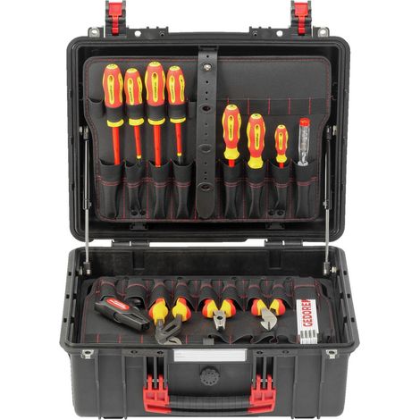 Gedore red 3301643 Werkzeugkoffer ELEKTRIKER 89tlg (1/5)
