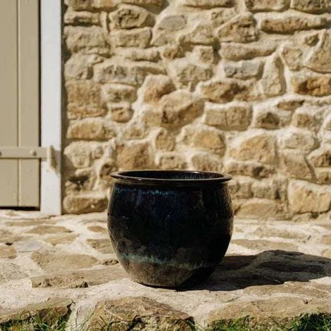 Vaso NEWTON 34x28cm blu abisso