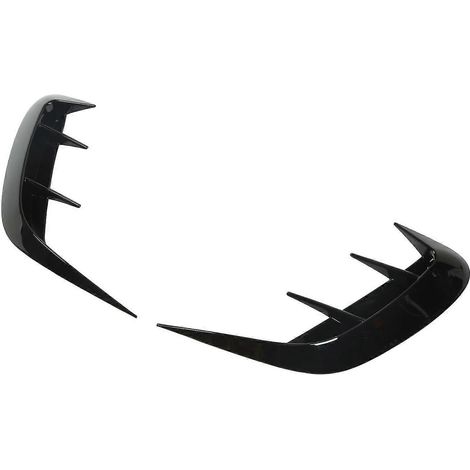 Stück Heckstoßstangenlippe Spoiler, Klavierlack-Optik, glatte Oberfläche, rostfrei, Ersatz für Mercedes-Benz C-C (1/5)