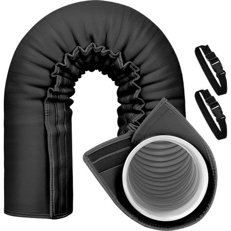 Housse de tuyau d'échappement - Étanche - Isolant - Pour salon, maison, appartement, bureau, intérieur (1/5)