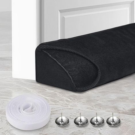 Door Draught Excluder, 92 cm Draught Excluder Door Insulation, Extra Thick Wedge Design, Washable Bottom of the Door Seal, Draught Excluder for Doors and Windows, Windproof and Soundproof, Suitable fo (1/5)