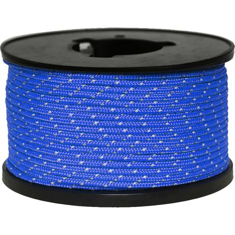 1 Enrouleur Corde Parachute,Réfléchissante,Polyester,Camping,Randonnée (1/5)