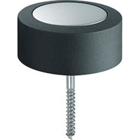 Butoir de porte au sol, 24 mm 0 38 3878, alu F1, Ø48 mm (1/3)