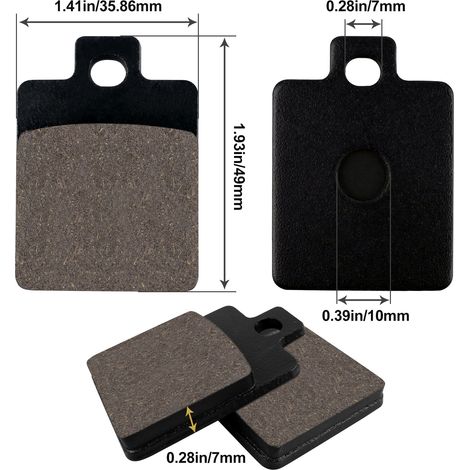 Suitable for Piaggio Vespa motorcycle disc brake pads, disc brake pads, and brake discs FA260