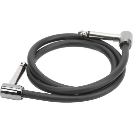 Câble patch pour guitare en métal coudé à angle droit, câble de connexion pour pédale d'effet, pour jouer (1/5)