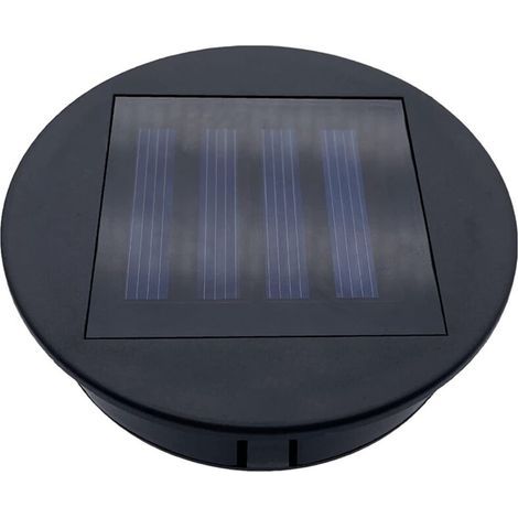 Pack de 2 Lampes Solaires Remplacement pour Lanternes, Accessoires Lanternes Rondes éTanches (3,15 Pouces) (1/4)