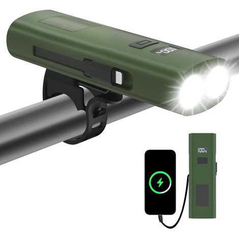 APEX Lampe frontale LED pour vélo - Éclairage étanche IPX4, 6 modes, route, VTT, pêche, travail de nuit (1/5)