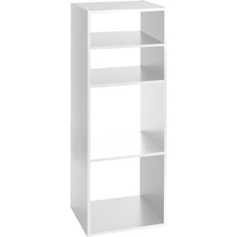 Étagère 4 Cases "Mix N Modul" 34cm Blanc