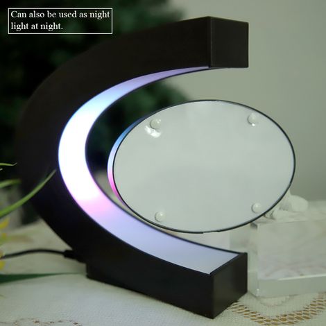 Cadre photo magnétique flottant en forme de C, décoration pour la maison ou le bureau, cadeau (prise UE) (1/5)