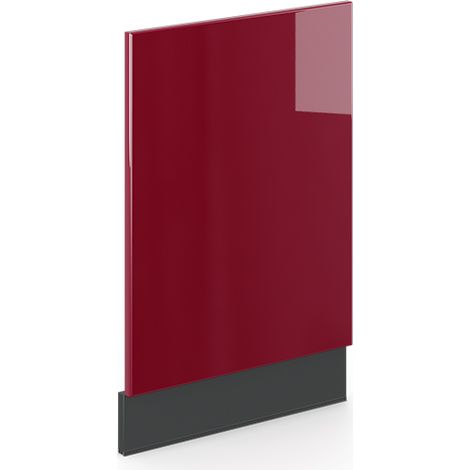 Pannello frontale Fame-Line, Bordeaux lucido, 45 cm senza piano di lavoro, Vicco