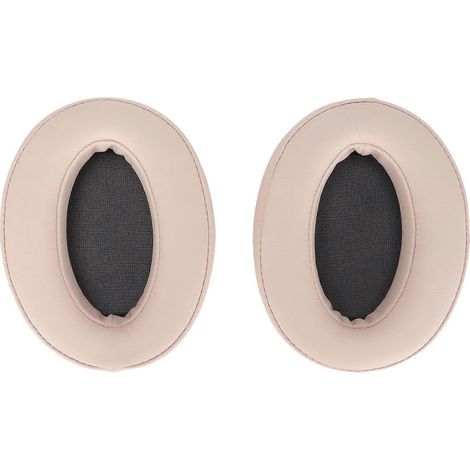 Coussinets d'oreille en cuir doux, mousse à mémoire de forme, remplacement pour casque WHH910N, couleur peau, couvre-écouteurs ergonomiques (1/5)