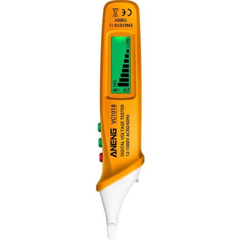 Voltmeter-Stift, elektrisches Sensor-Testmessgerät, digitales Wechselstrom-Voltmeter, orange (1/3)