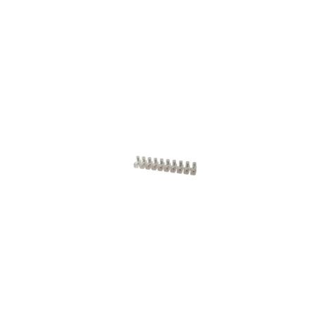 Poly Pool Stecca Da 10 Morsetti Unipolari Isolati 450V 1,5 Mm² Foro Ø3 Mm PP0190