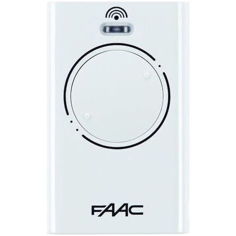 Télécommande FAAC XT2 LR 868 MHz, blanche (1/4)