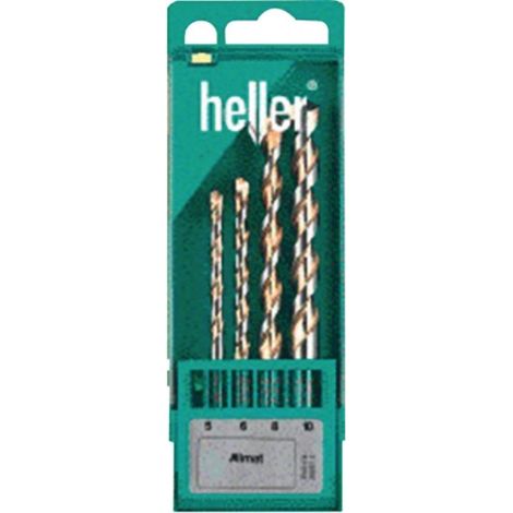 Set di punte universali Allmat 4 pezzi, diametri 5,6,8,10 mm, mandrino rotondo (1/4)