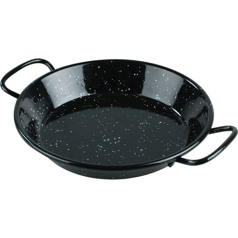 Lacor - Plat pour paëlla 36 cm en acier émaille