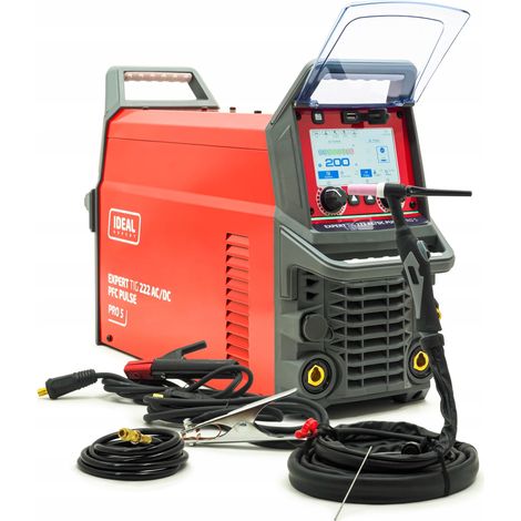 Poste à souder IDEAL EXPERT TIG 222 AC/DC PFC PULSE Pro5 LCD 230V INVERTER (1/5)