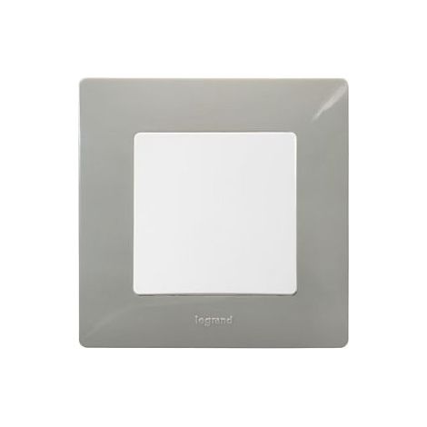 Legrand 096704 Einzel-Abdeckplatte Niloé, Kieselsteinoptik