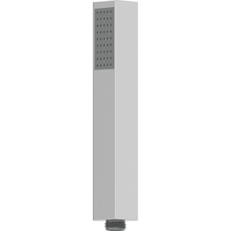 Bathroom Square Pencil Shower Handset Head Chrome Handheld Modern (1/2)