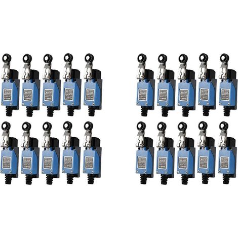 Lot de 20 interrupteurs de fin de course momentanés à galet ME-8104 pour fraiseuse CNC 5 A 250 V (mini-interrupteur ME8104) (1/5)