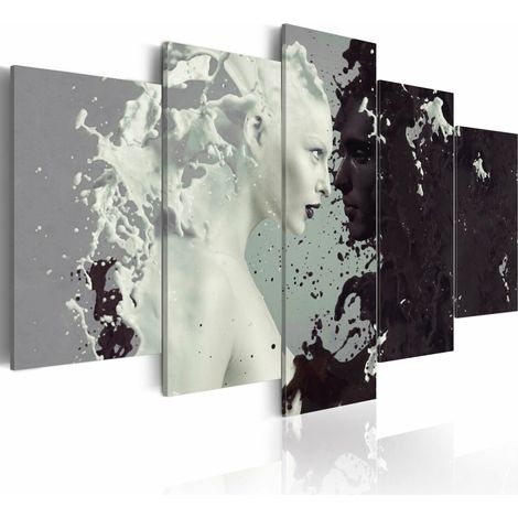 Tableau noir ou blanc 5 fêtes - 200 x 100 cm (1/4)